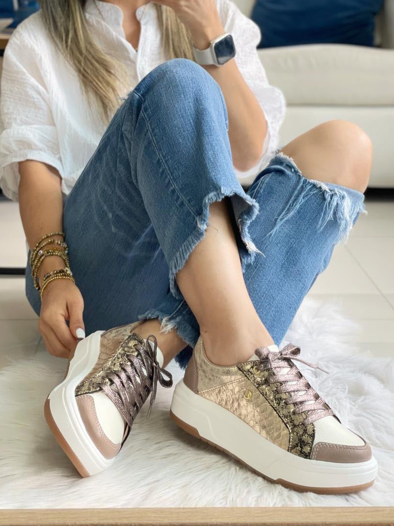 Tenis en cuero Aileen